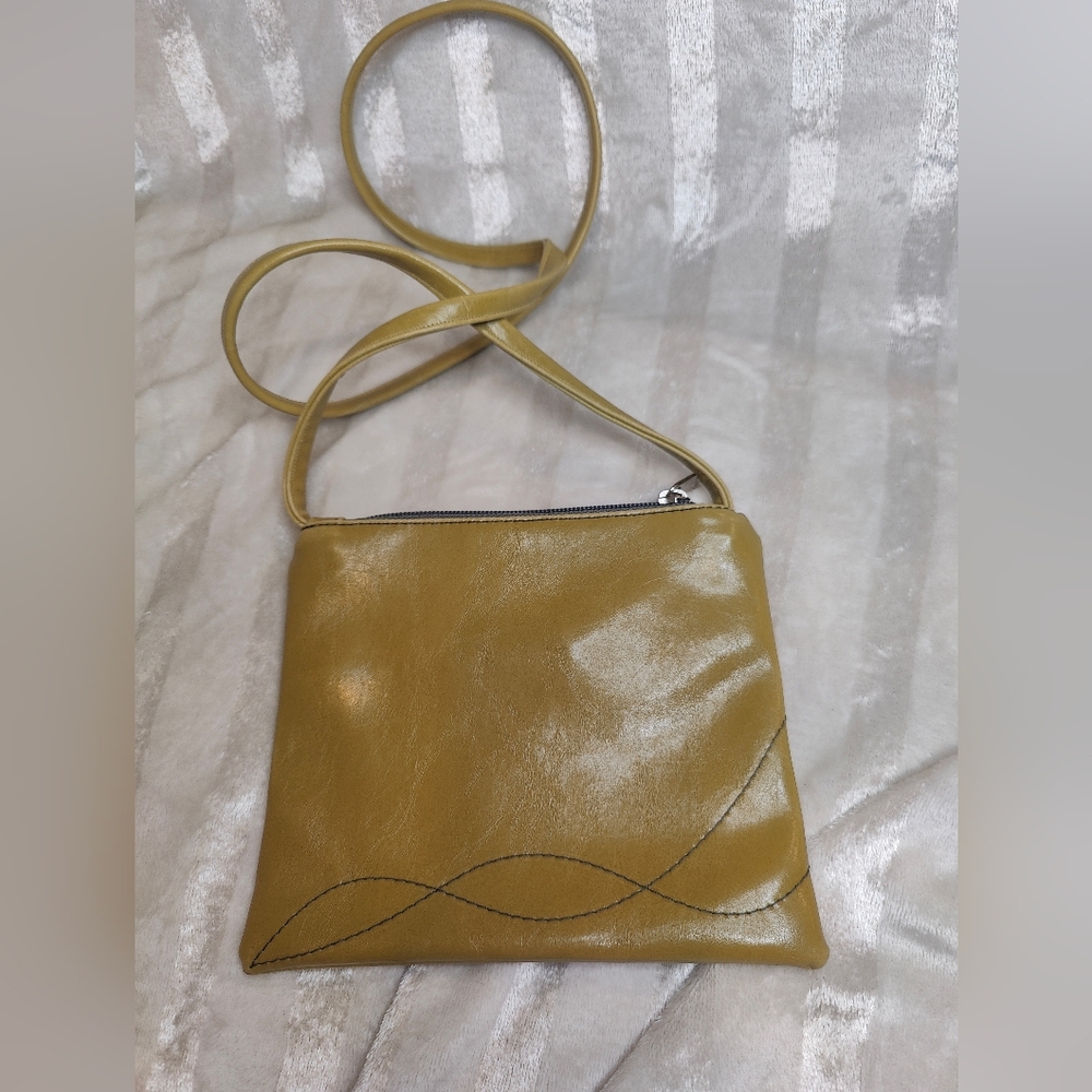 Crystalyn Kae Vegan Leather Crossbody Purse Small Chartreuse Lime Green Small